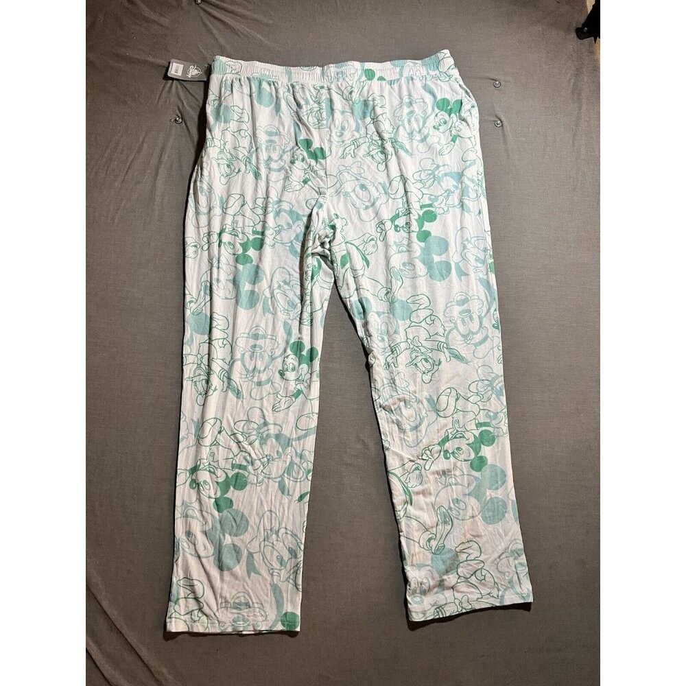 Official Disney Mickey &‎ Friends Pajama Pants 3XL White Comfy Sleepwear Lounge. - Picture 5 of 12